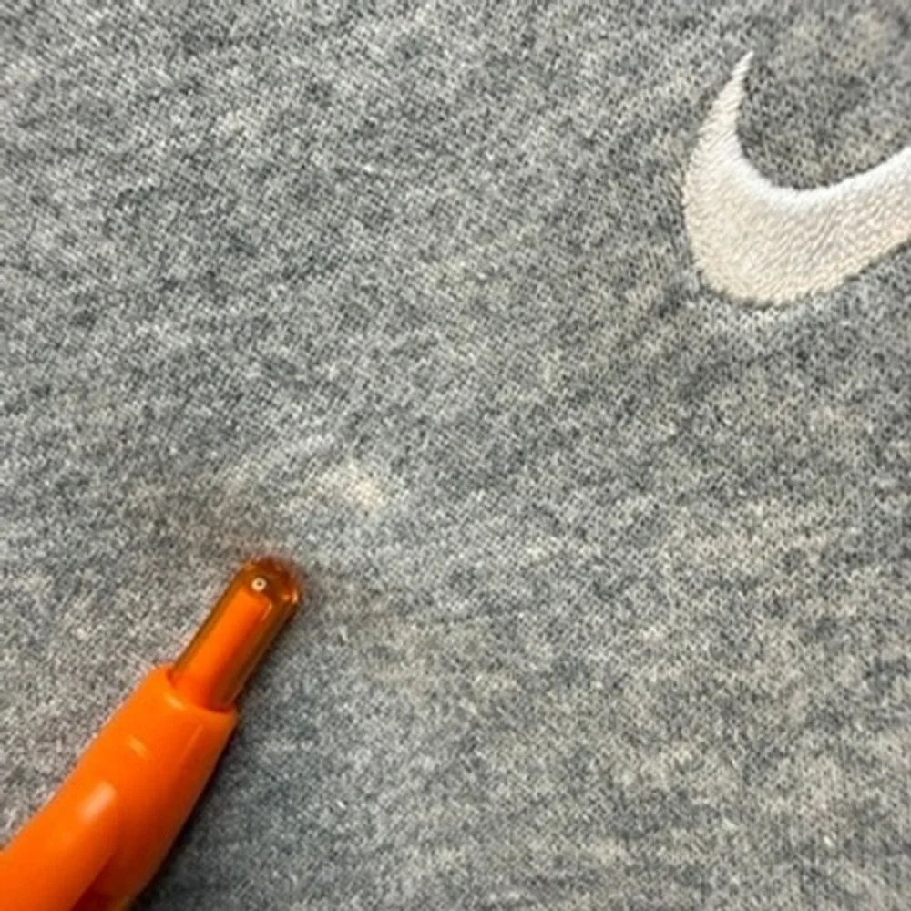 Nike Sportswear Fleece Sweatpants Loose Fit XL Gray Embroidered Swoosh Wide Leg
